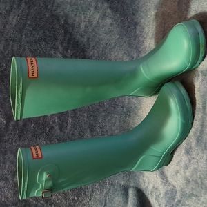 Teal Hunter boots
